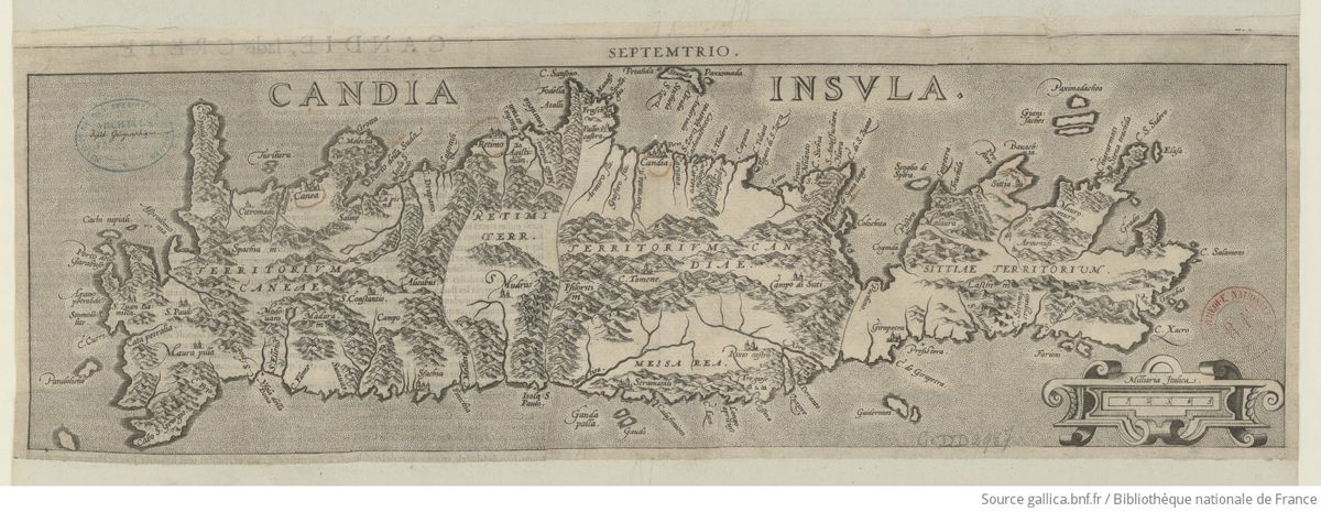 1584 Candia Insula : Ortelius Abraham 2.jpeg